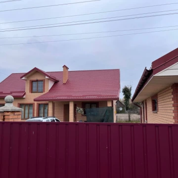 Заміна покрівлі у селі Поліське