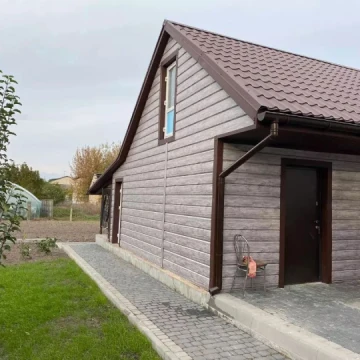 Приватний будинок. Євробрус 3D Біле Дерево